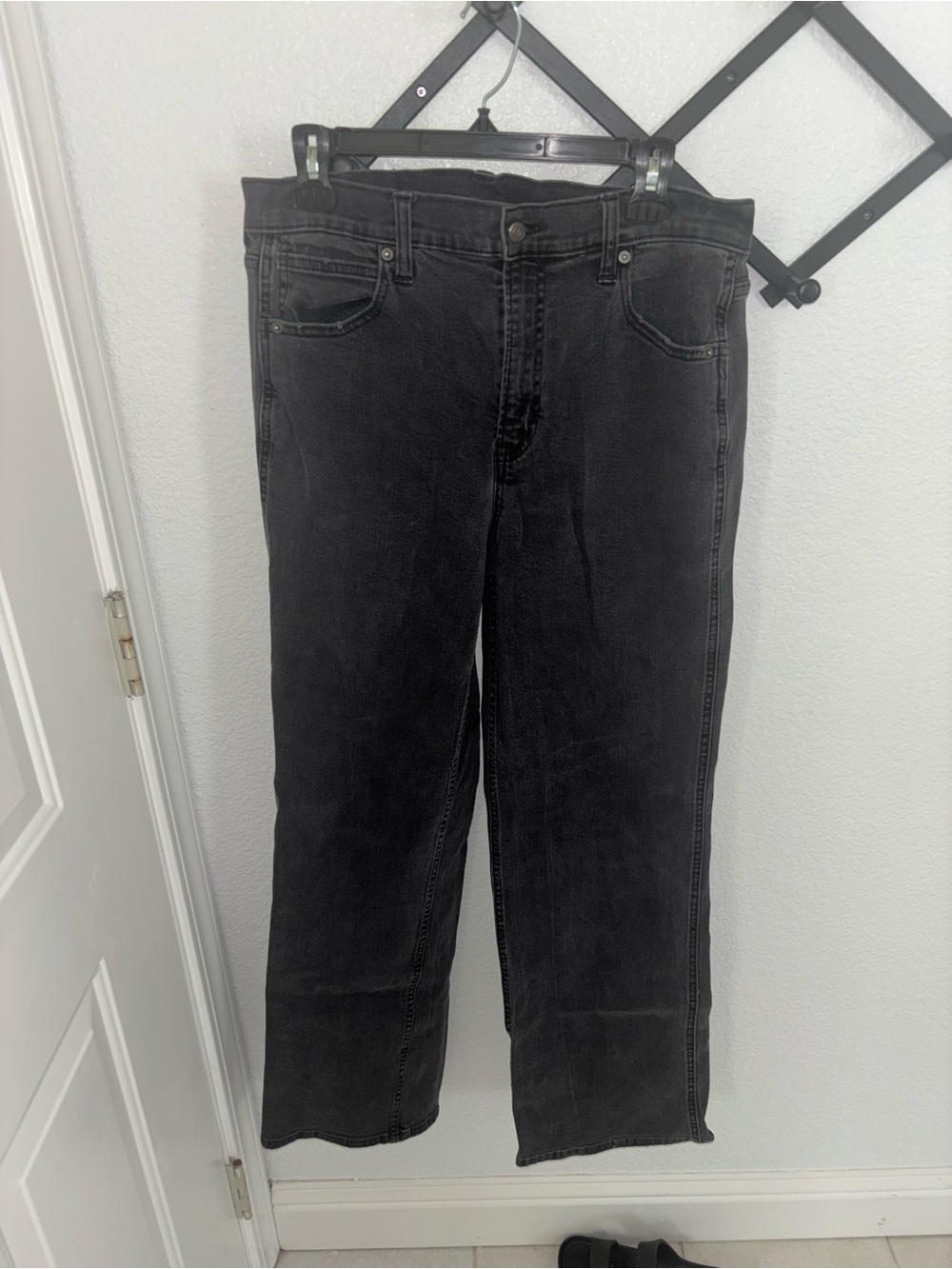 Gap Vintage Flare High Rise Jeans Black Wash Women’s 32 14L Y2K - Picture 2 of 4